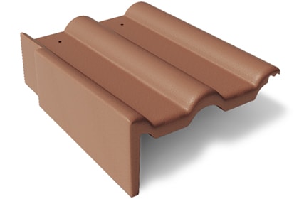 Франкфуртская Боковая цементно-песчаная черепица левая купить в Санкт-Петербурге