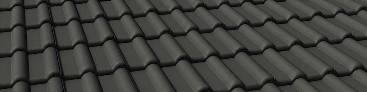 Рядовая черепица Таунус черный Braas купить в Санкт-Петербурге