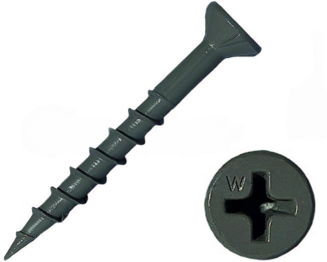 DECOVER Винты по дереву для HWX1-GF-SP-4.2х38мм Phillips №2 GREY E-COAT 300шт/упак купить в Санкт-Петербурге