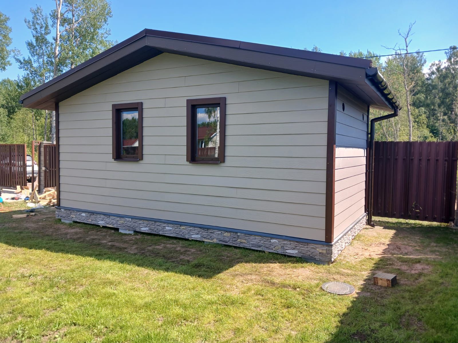 FCS Фиброцементный сайдинг Wood 190х3000х8мм 0.57м2  F14 купить в Санкт-Петербурге