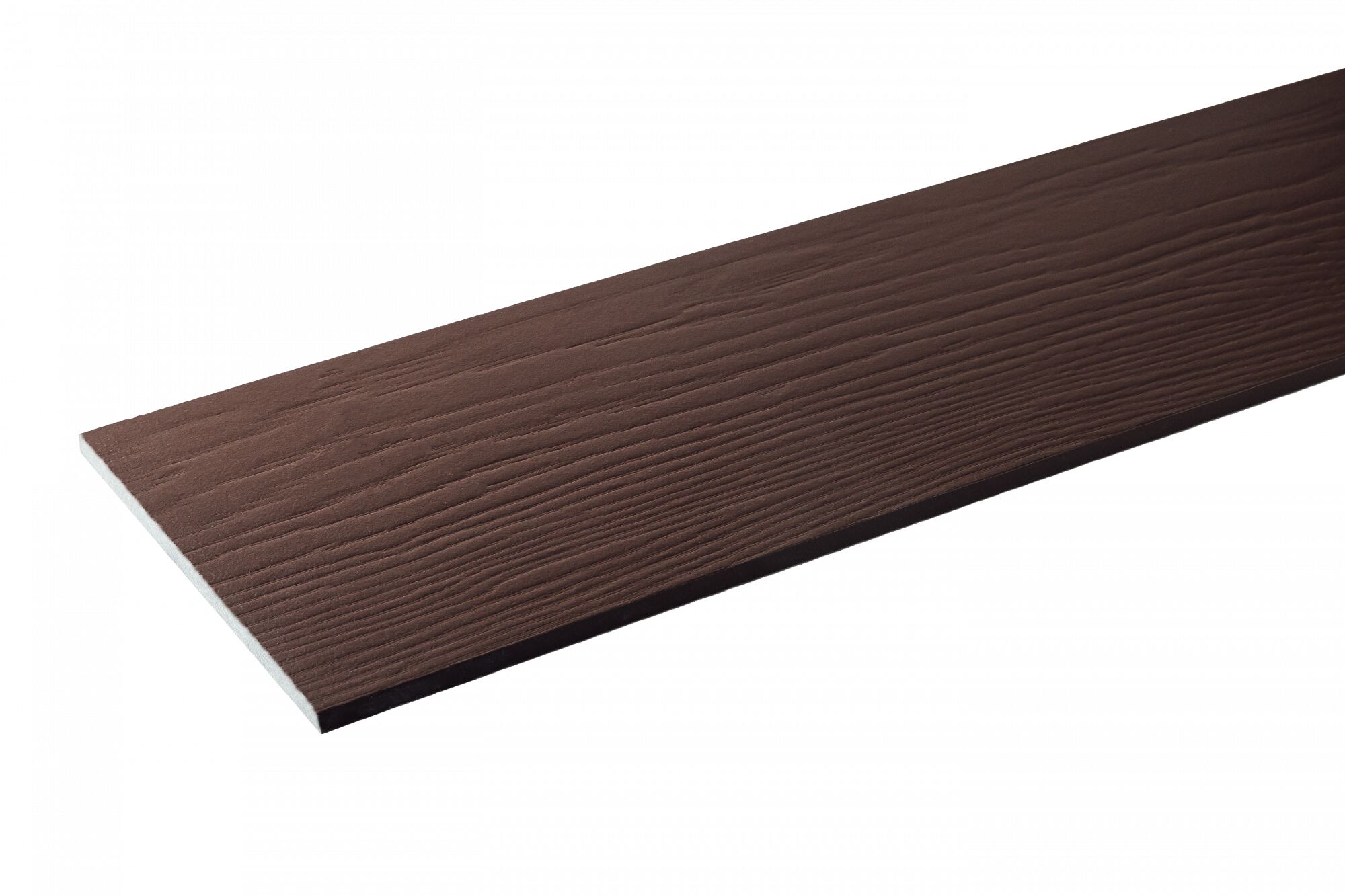 Фиброцементный сайдинг с текстурой Сибирская лиственница ДФТ 3000х190х8мм колор ШОКОЛАД купить в Санкт-Петербурге