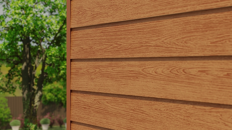 CLADBOARD Фиброцементный сайдинг Дерево 192х3050х7,5мм 0.59м2/шт SD 24 купить в Санкт-Петербурге