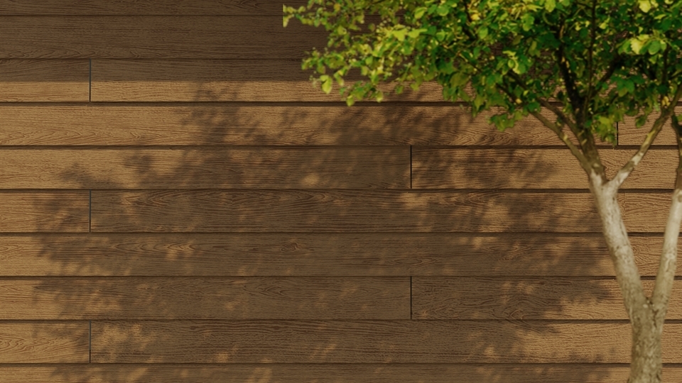 CLADBOARD Фиброцементный сайдинг Дерево 192х3050х7,5мм 0.59м2/шт SD 25 купить в Санкт-Петербурге