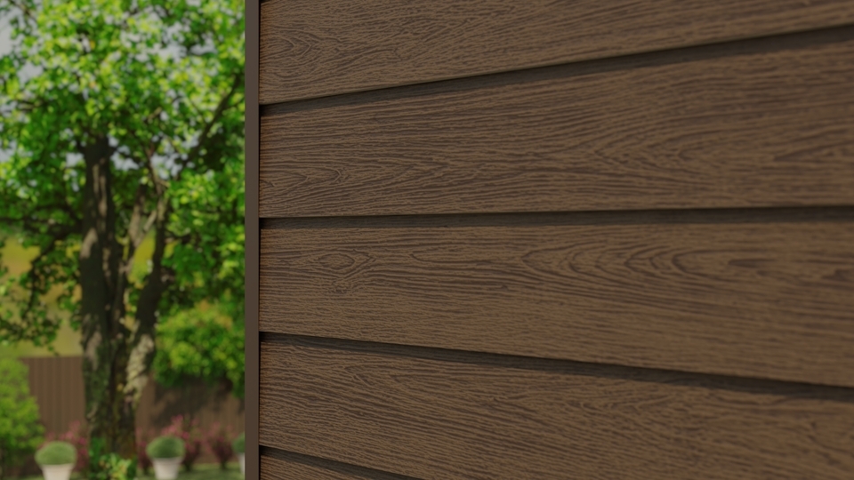 CLADBOARD Фиброцементный сайдинг Дерево 192х3050х7,5мм 0.59м2/шт SD 30 купить в Санкт-Петербурге