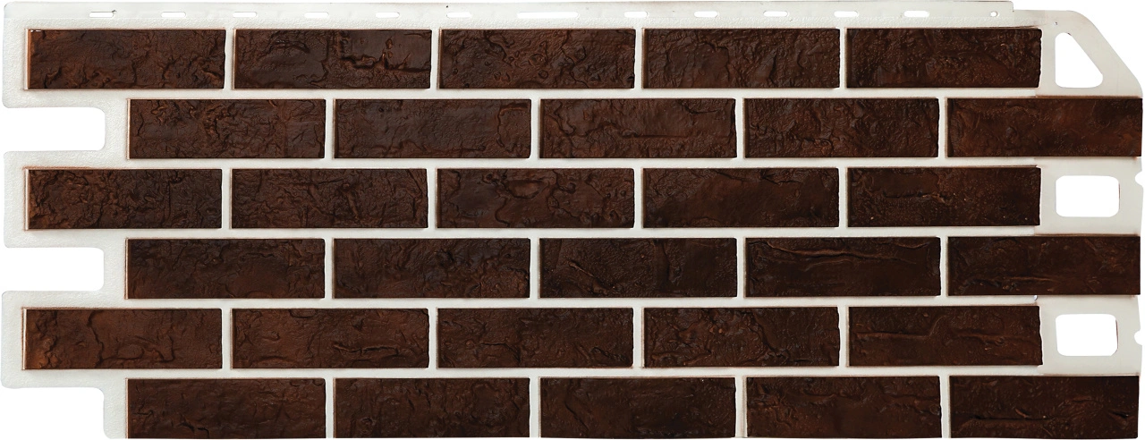 Фасадная панель 'Альта Профиль', Кирпич Рустикальный купить в Санкт-Петербурге
