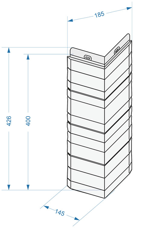 Угол к панели Docke STEIN (Дёке Штейн Стейн)  купить в Санкт-Петербурге