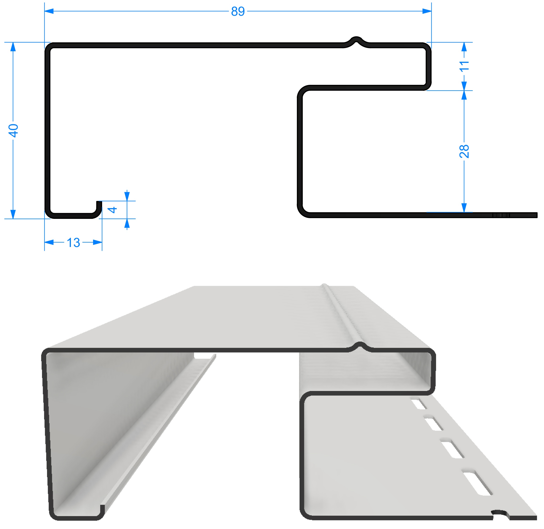 Наличник 89мм/30мм Docke 3000мм Шоколадный купить в Санкт-Петербурге