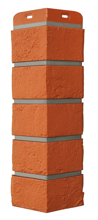 Угол наружный Grand Line Состаренный кирпич Design (цвет шва RAL 7006) купить в Санкт-Петербурге