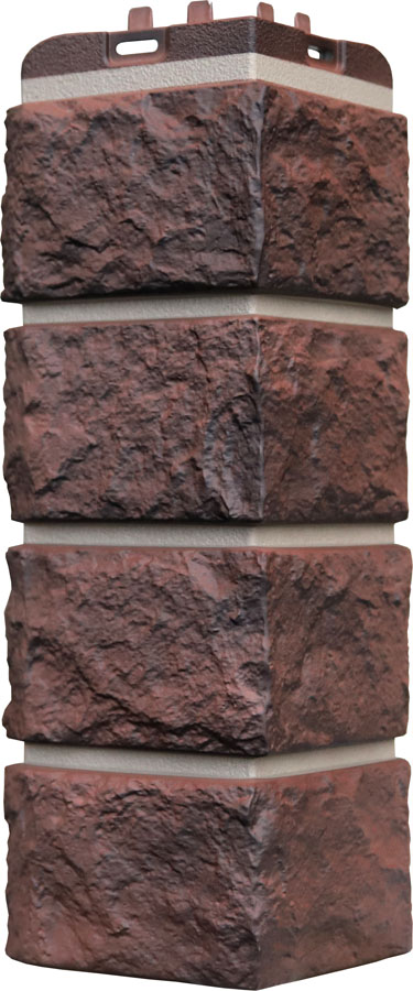 Угол Grand Line Колотый камень Design Plus с темно-бежевым швом купить в Санкт-Петербурге