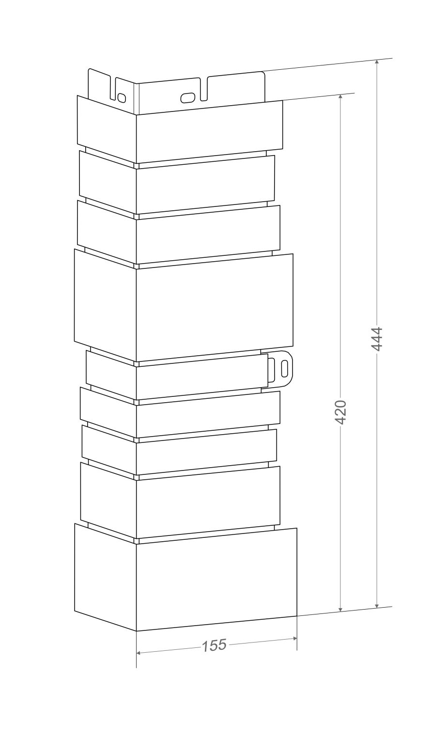 Угол наружный Grand Line Сланец/Скала Classic купить в Санкт-Петербурге
