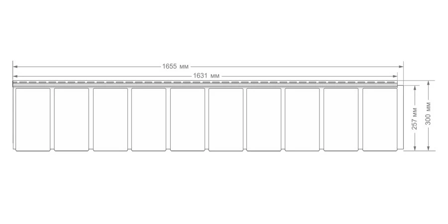 Фасадная панель ЯФАСАД Сибирская дранка, слоновая кость купить в Санкт-Петербурге