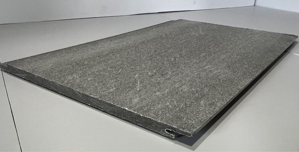 Фиброцементный сайдинг FCS wood click шип-паз ФАКТУРА ДЕРЕВА серый в массе  купить в Санкт-Петербурге