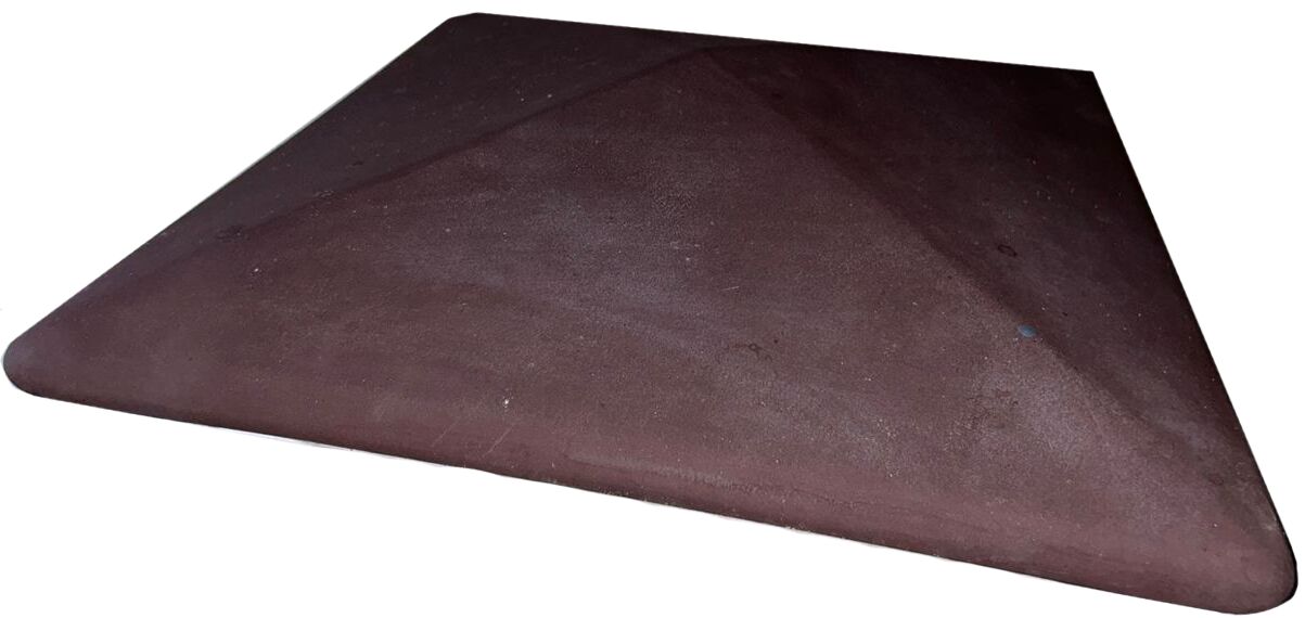 БЕТ-А Оголовник столбовой 450х450х95мм 8017 (коричневый) 48шт/пд купить в Санкт-Петербурге