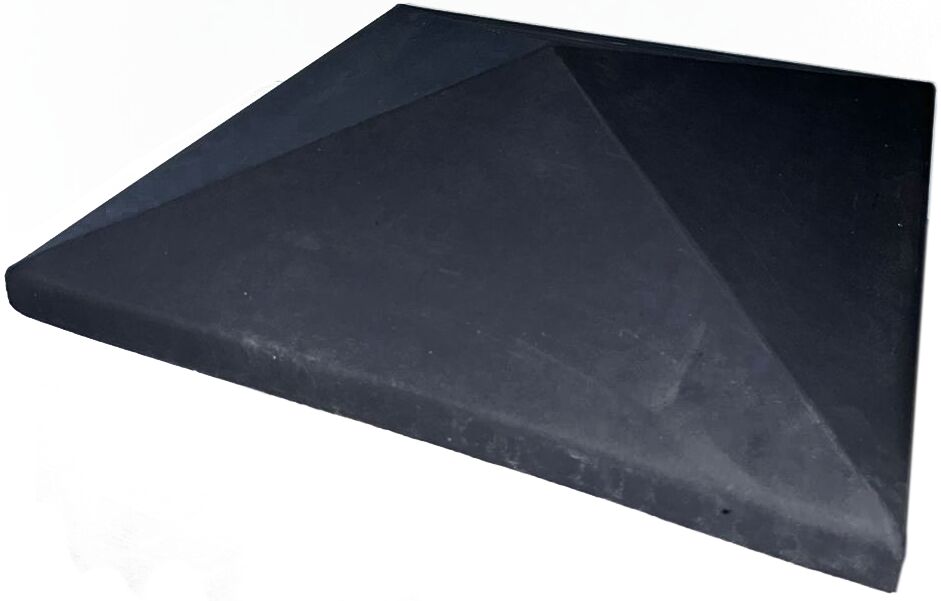 БЕТ-А Оголовник столбовой 380х380х70мм 9005 (черный) 48шт/пд купить в Санкт-Петербурге