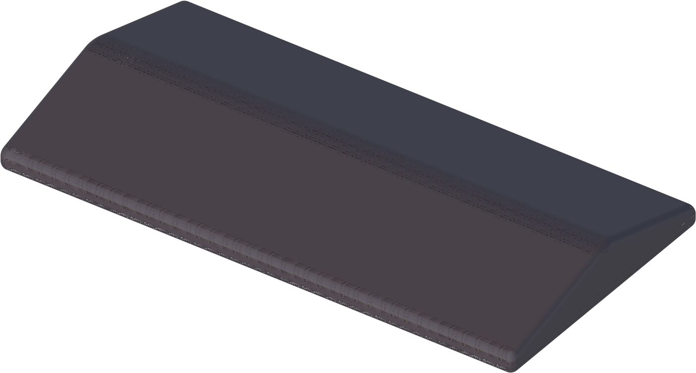 БЕТ-А Оголовник пролетный 620х180х50мм 8019 (серо-коричневый) 100шт/пд купить в Санкт-Петербурге