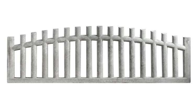 Плита заборная №10  "Решётка Арка" купить в Санкт-Петербурге