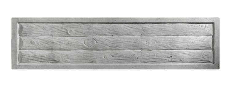 Плита заборная №8  "Бревно" купить в Санкт-Петербурге