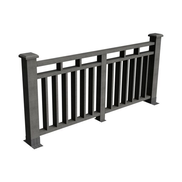 GRINDERDECO Ограждение Европа v.1 шлифованный {длины по спецификации} купить в Санкт-Петербурге