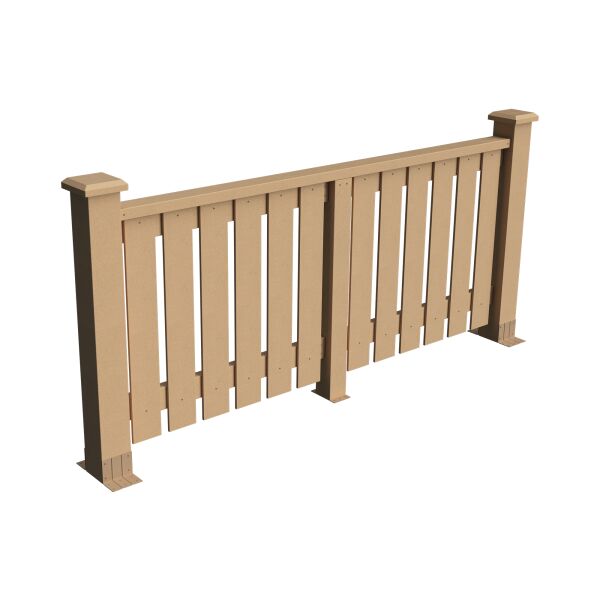 GRINDERDECO Ограждение Вилидж шлифованный {длины по спецификации} купить в Санкт-Петербурге