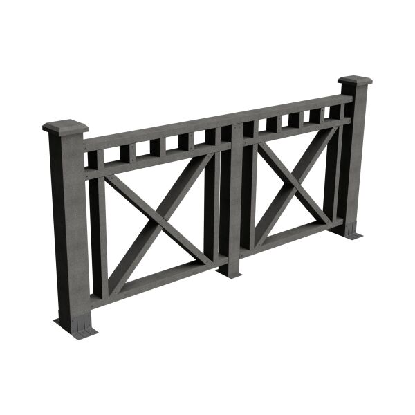 GRINDERDECO Ограждение Виктория шлифованный {длины по спецификации} купить в Санкт-Петербурге