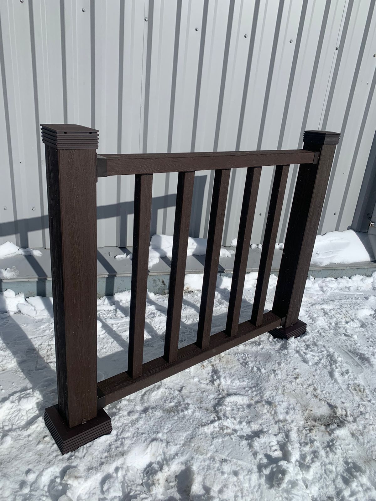 Ограждение ДПК Holzhof Woodstyle, секция 1 м.п.  купить в Санкт-Петербурге