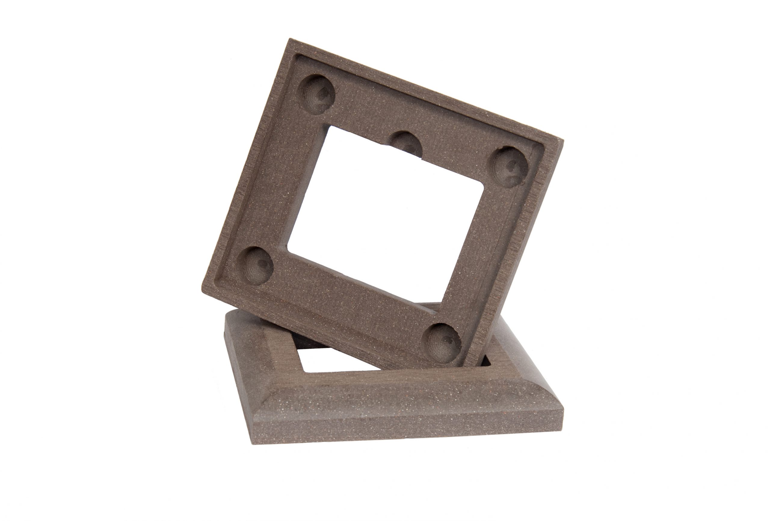 Комплект крышка/юбка ДПК для столба "POLIVAN SINGARAJA"  125*125мм купить в Санкт-Петербурге