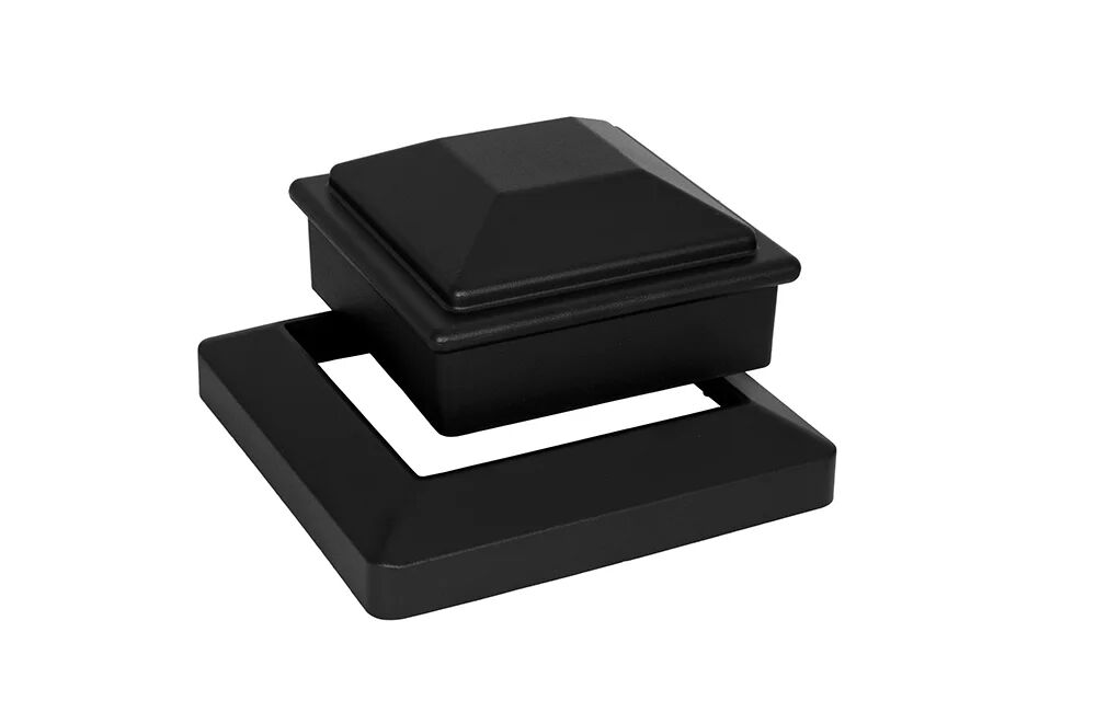 Комплект крышка/юбка для столба SINGARAJA алюм черный 125х125мм купить в Санкт-Петербурге