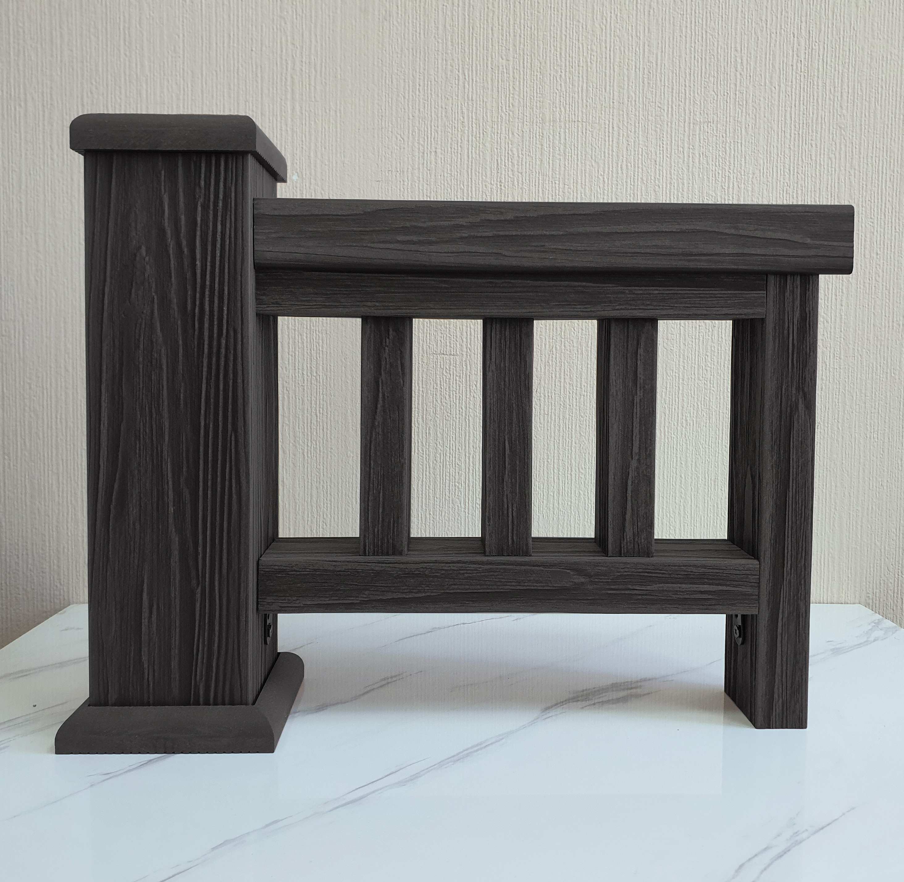 Балясина ТЕРРАпол 3D Черное Дерево 52х32х2400мм купить в Санкт-Петербурге