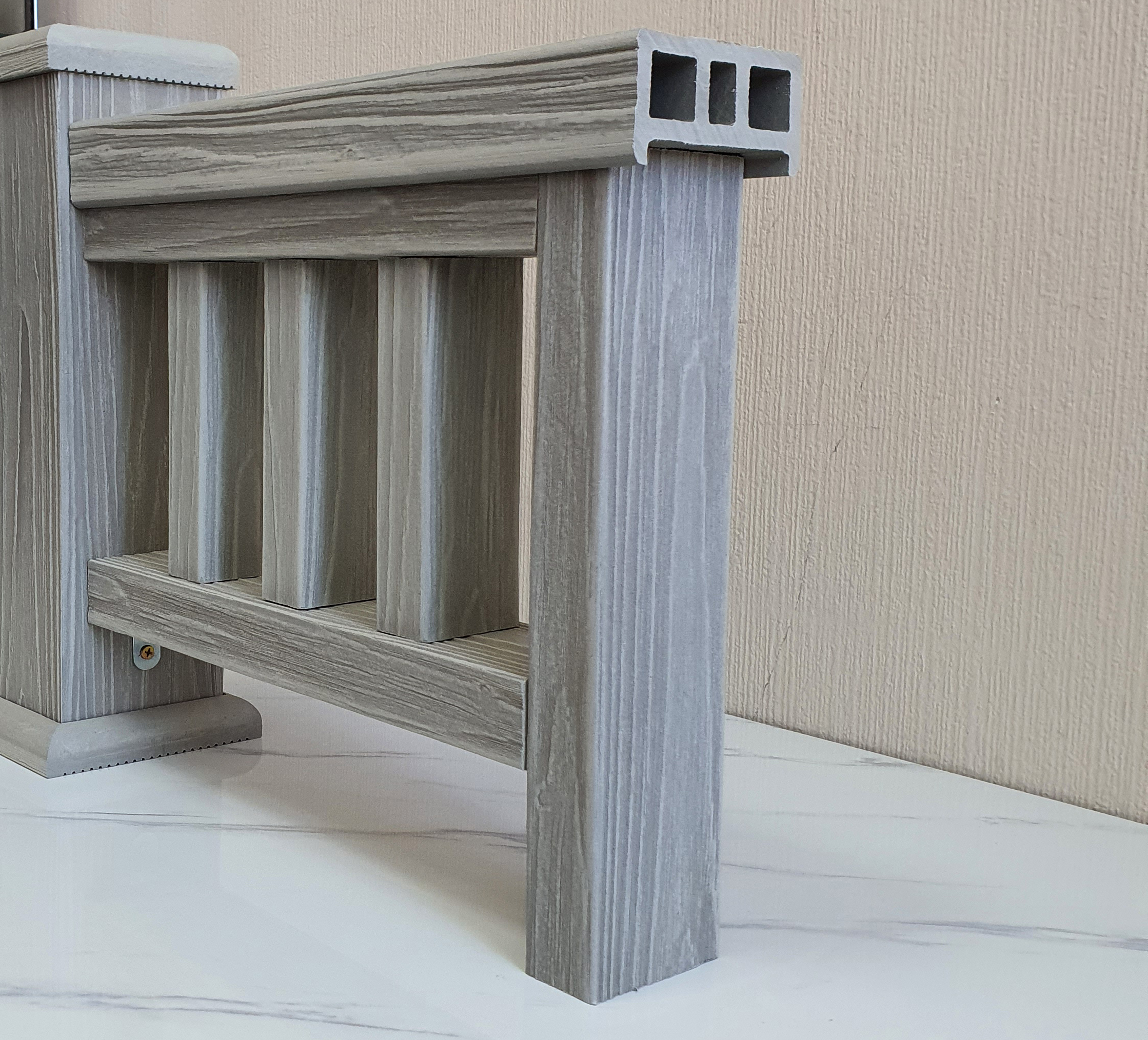 Перила ТЕРРАпол 3D Дуб Беленый 84х43х2400мм купить в Санкт-Петербурге