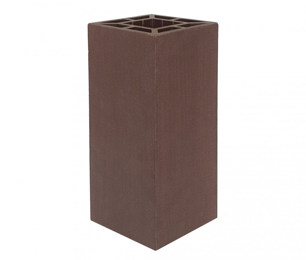 Столб большой ТЕРРАпол КЛАССИК 	Орех Милано 120х120х3050мм купить в Санкт-Петербурге