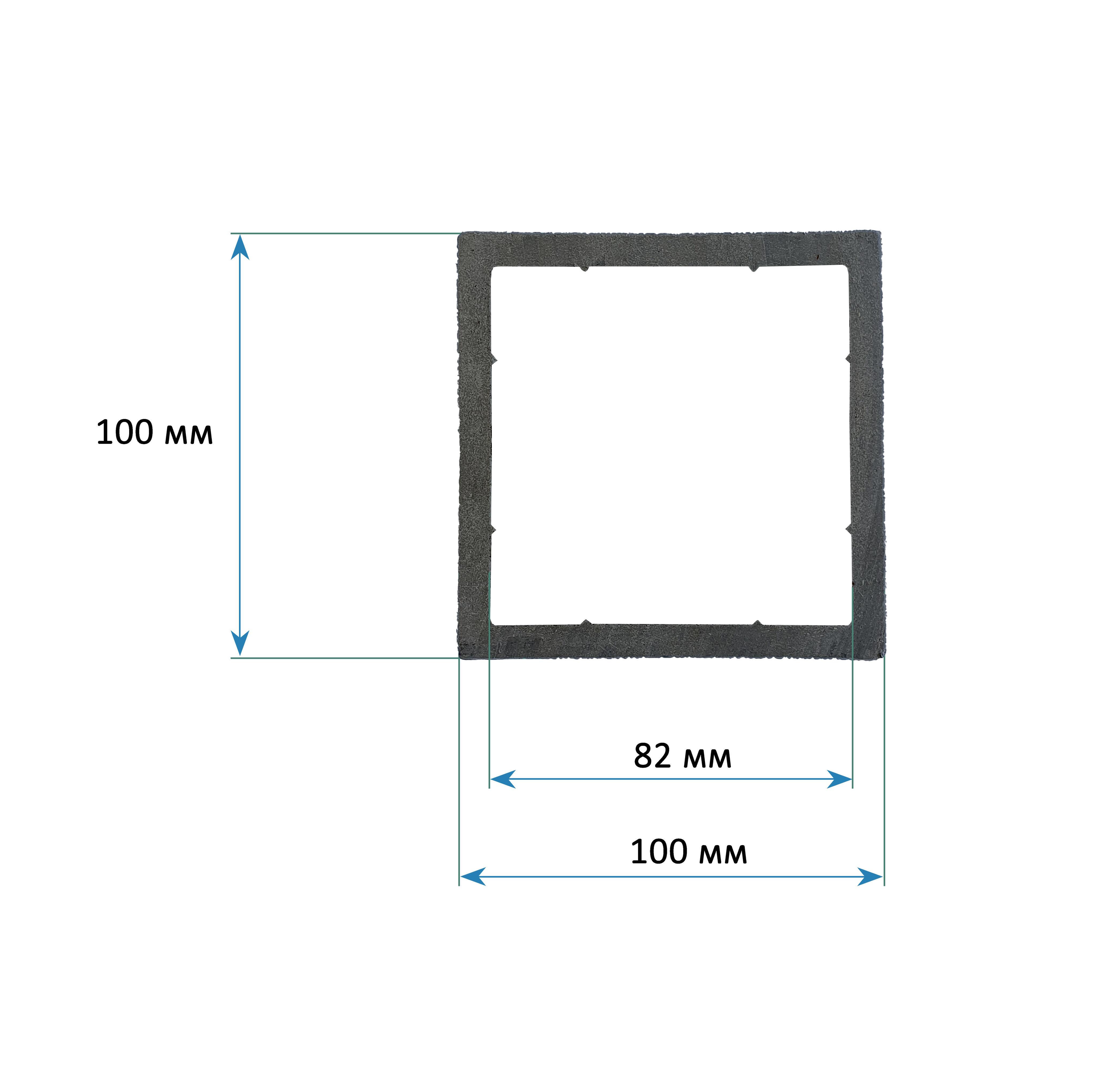 Столб большой ТЕРРАпол 3D Венге Соренто 100х100х3050мм купить в Санкт-Петербурге