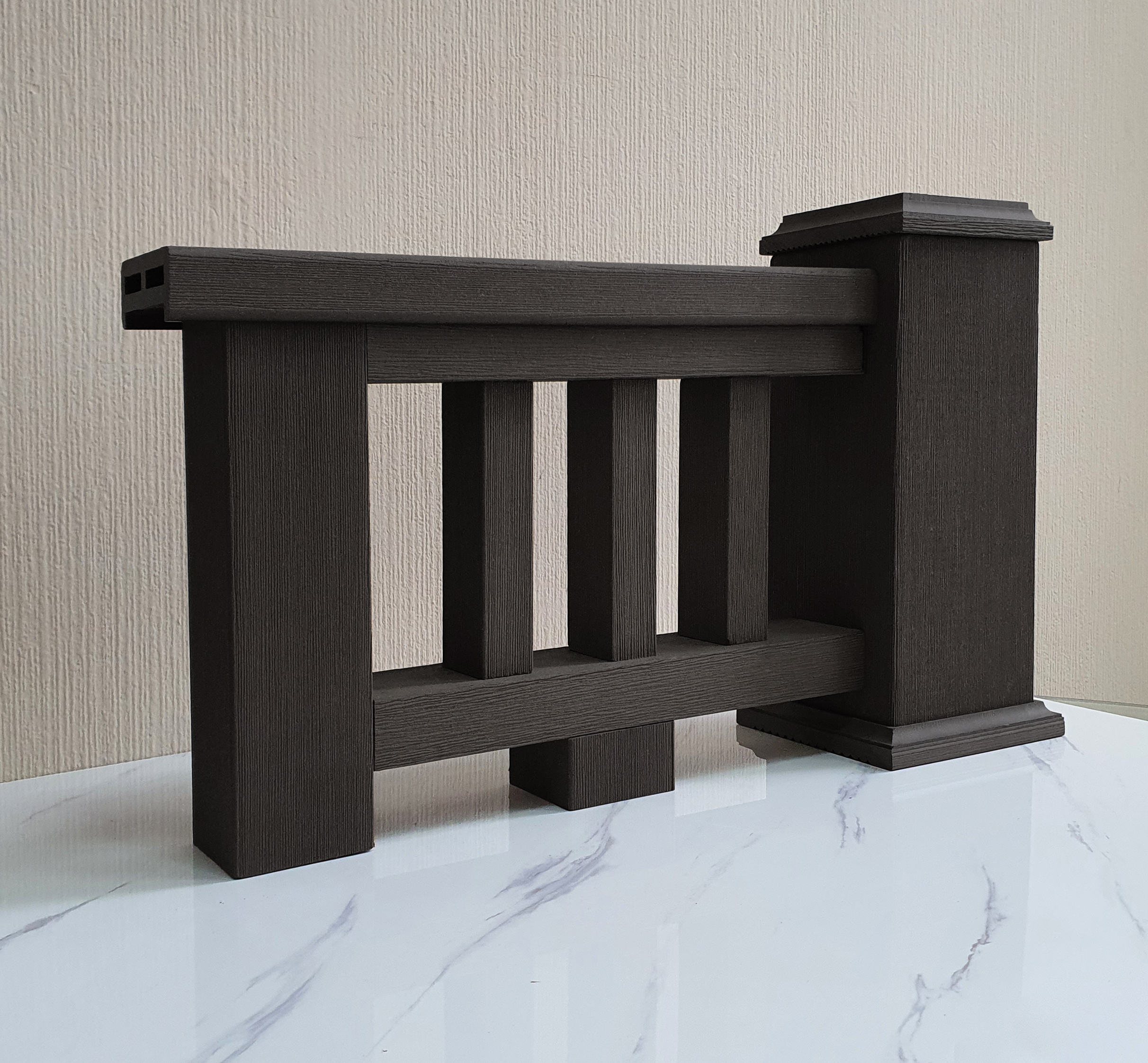 Столб большой ТЕРРАпол КЛАССИК Черное дерево 120х120х3050мм купить в Санкт-Петербурге