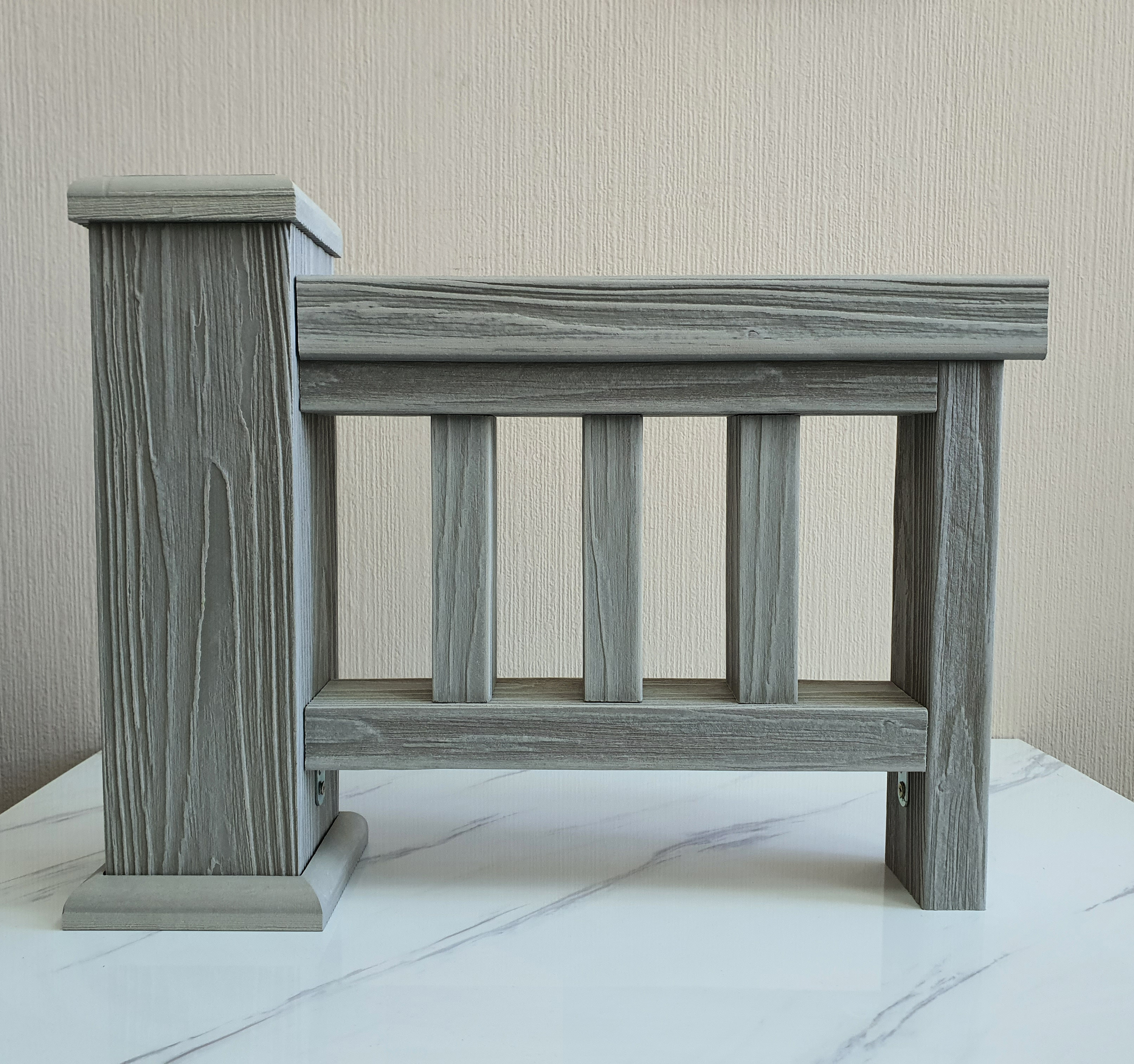 Перила ТЕРРАпол 3D Дуб Беленый 84х43х3000мм купить в Санкт-Петербурге