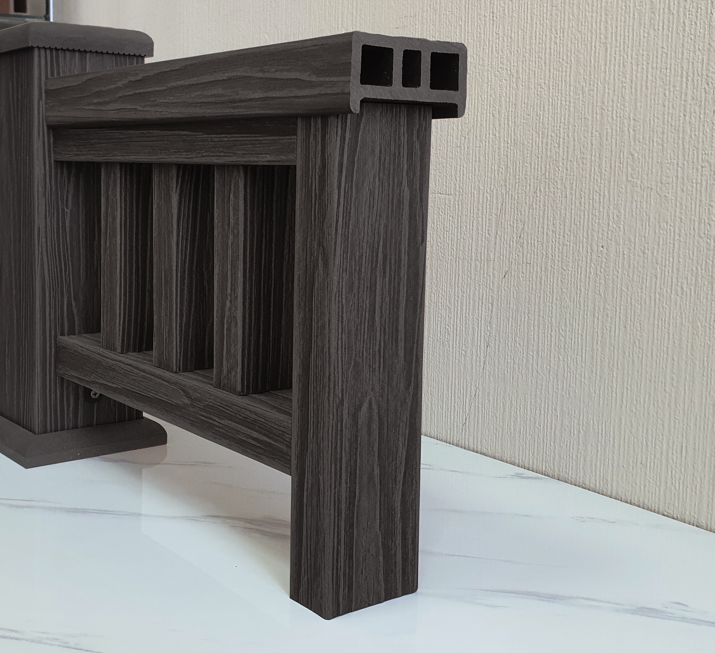 Перила ТЕРРАпол 3D Черное Дерево 84х43х3000мм купить в Санкт-Петербурге