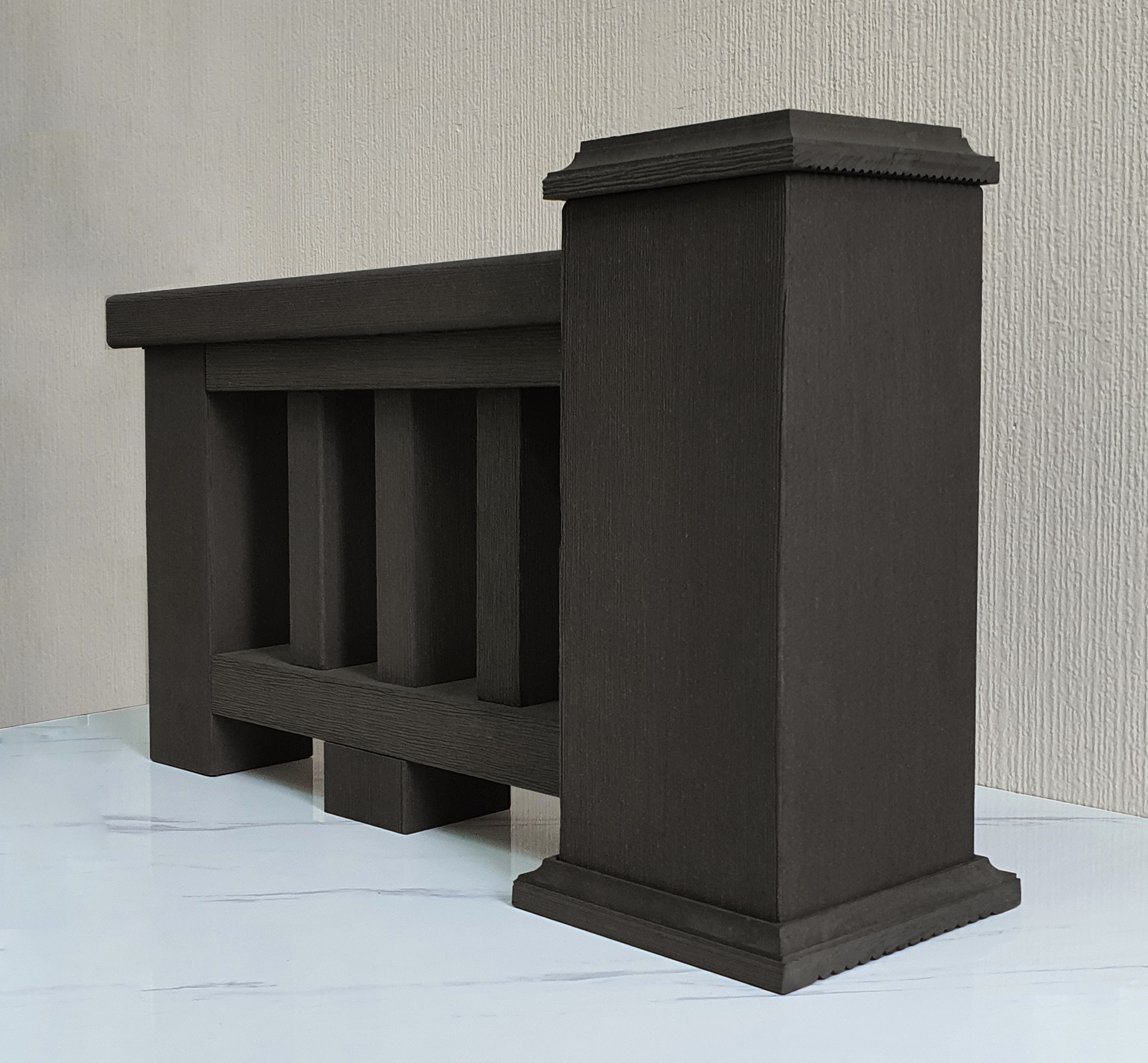 Столб малый ТЕРРАпол КЛАССИК Черное дерево 70х70х3050мм купить в Санкт-Петербурге