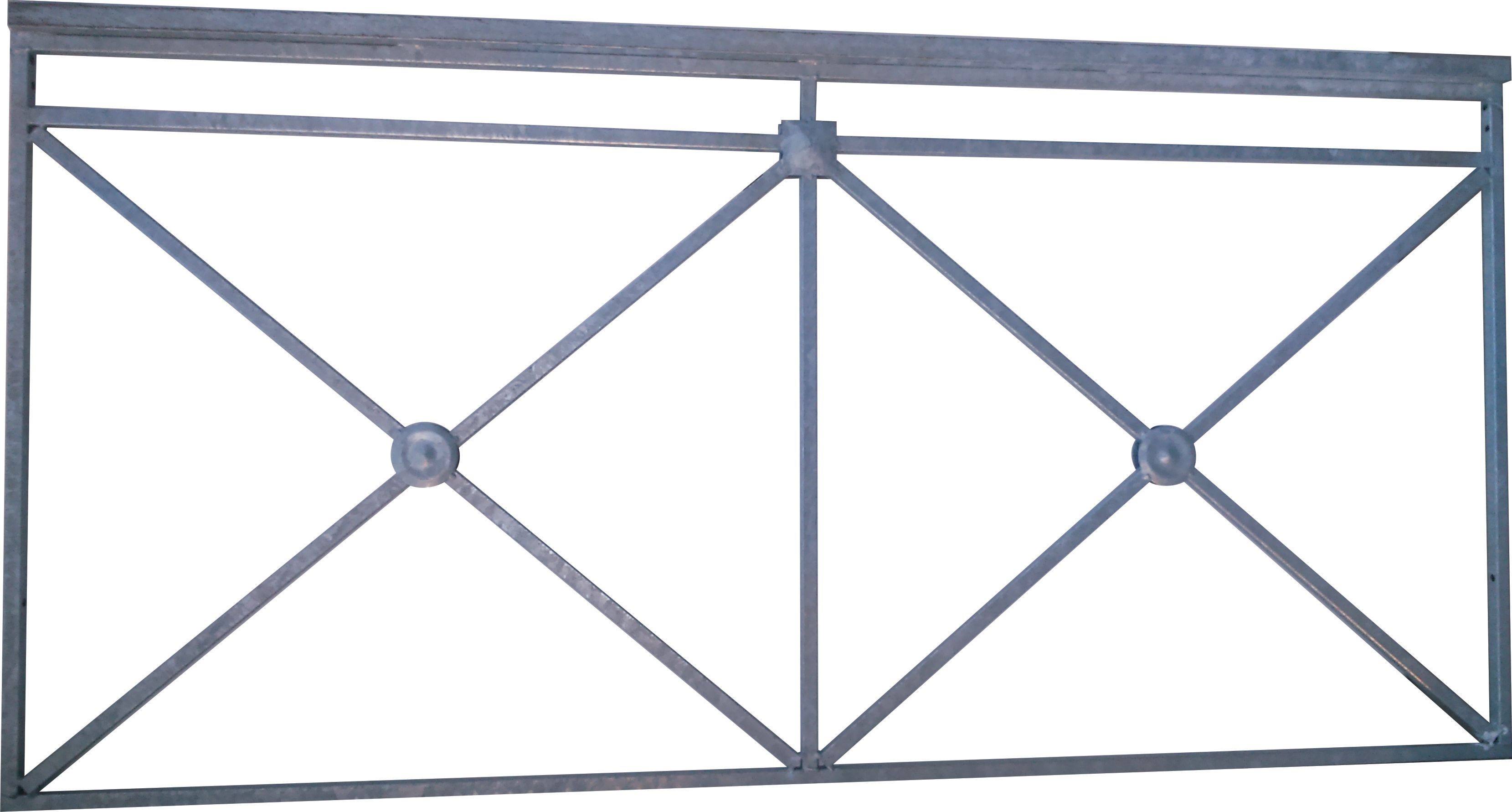 Секция пешеходного ограждения Крест Ш- 1920 В-950 мм купить в Санкт-Петербурге