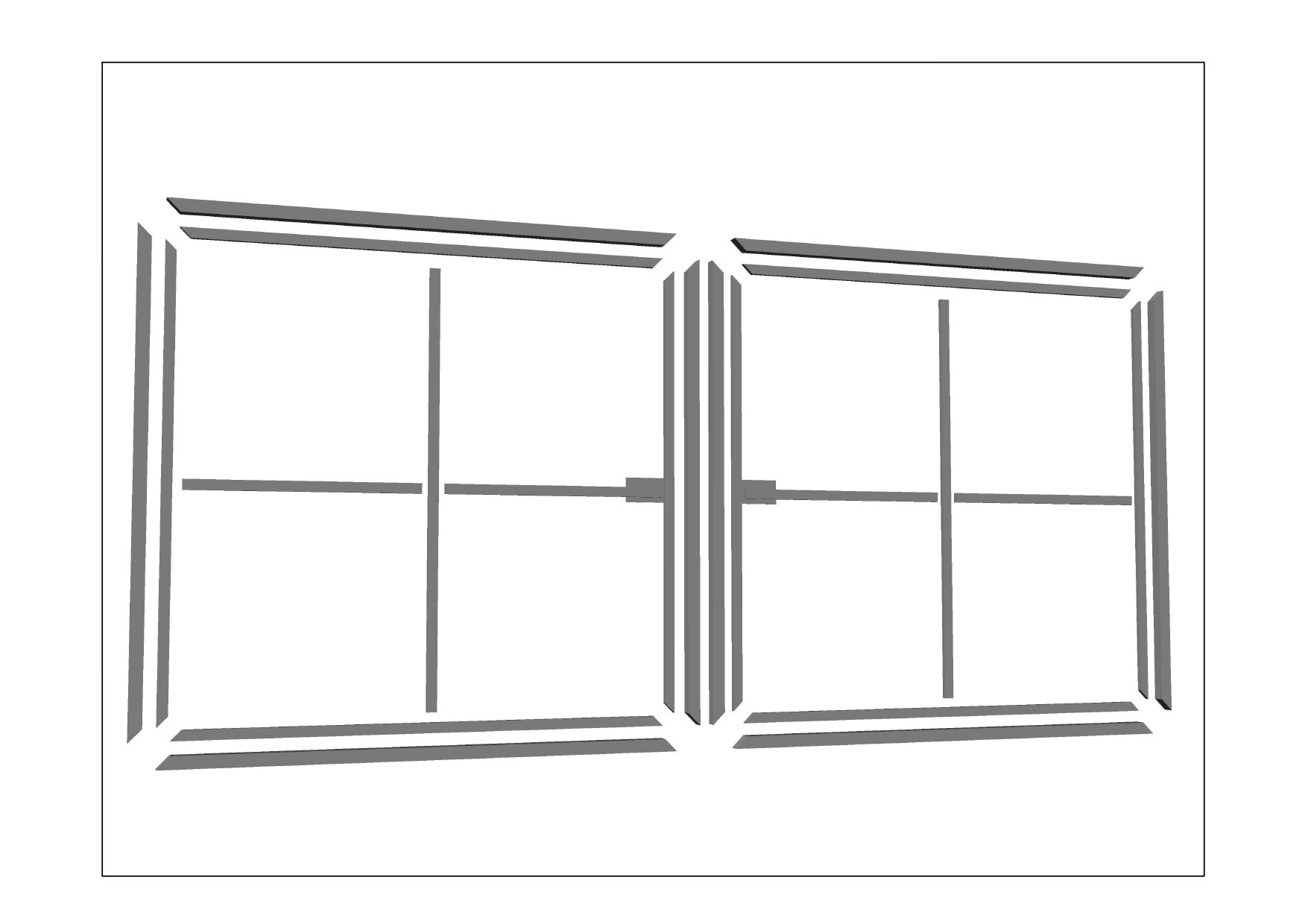 Металлокомплект для самостоятельной сборки каркаса распашных ворот из профиля 40*40 на проем 4м купить в Санкт-Петербурге