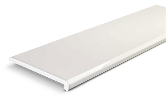 Подоконник Данке Lucido Bianco (Ш 600мм) {длины по спецификации} купить в Санкт-Петербурге