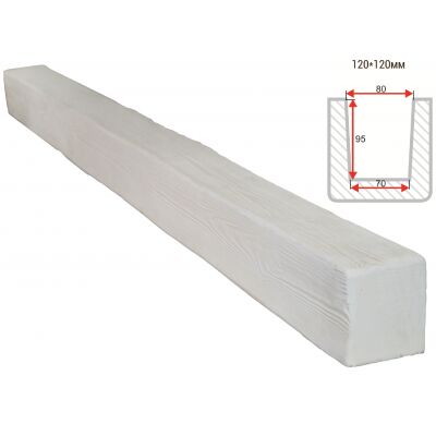 Балка декоративная "Модерн" 120х120мм 1000мм Арнодекор купить в Санкт-Петербурге