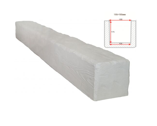 Балка декоративная "Модерн" 195х195мм 1000мм Арнодекор купить в Санкт-Петербурге