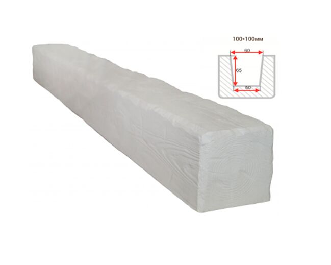 Балка декоративная "Модерн" 100х100мм 1000мм Арнодекор купить в Санкт-Петербурге