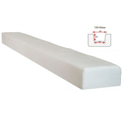 Балка декоративная "Модерн" 100х60мм 1000мм Арнодекор купить в Санкт-Петербурге