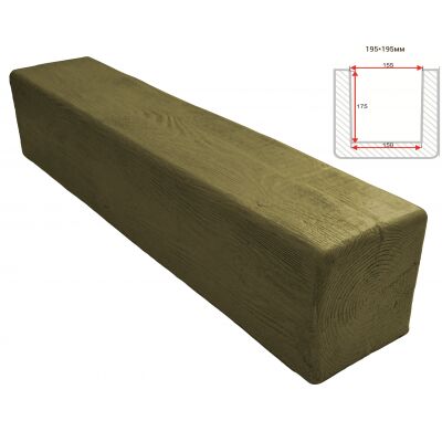 Балка декоративная "Модерн" 195х195мм 1000мм Арнодекор купить в Санкт-Петербурге