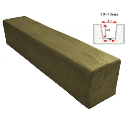 Балка декоративная "Модерн" 70х70мм 1000мм Арнодекор купить в Санкт-Петербурге
