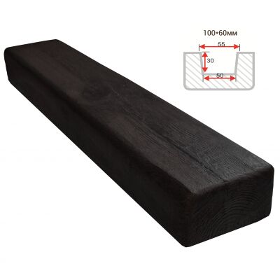 Балка декоративная "Модерн" 100х60мм 1000мм Арнодекор купить в Санкт-Петербурге