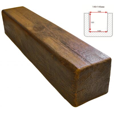 Балка декоративная "Модерн" 145х145мм 1000мм Арнодекор купить в Санкт-Петербурге