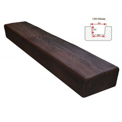 Балка декоративная "Модерн" 100х60мм 1000мм Арнодекор купить в Санкт-Петербурге