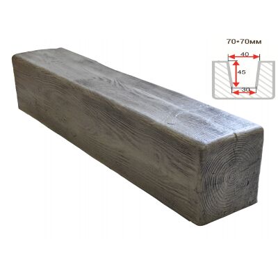 Балка декоративная "Модерн" 70х70мм 1000мм Арнодекор купить в Санкт-Петербурге