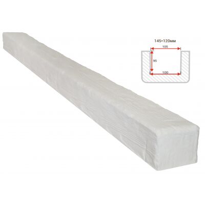 Балка декоративная "Рустик" 145х120мм 1000мм Арнодекор купить в Санкт-Петербурге