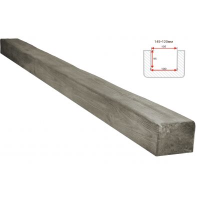 Балка декоративная "Модерн" 145х120мм 1000мм Арнодекор купить в Санкт-Петербурге